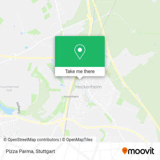 Pizza Parma map