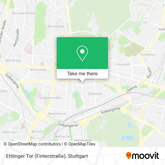 Ettlinger Tor (Finterstraße) map