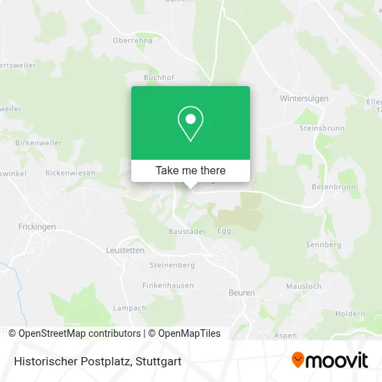Historischer Postplatz map