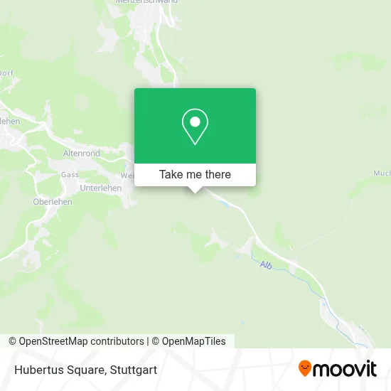 Hubertusplatz map