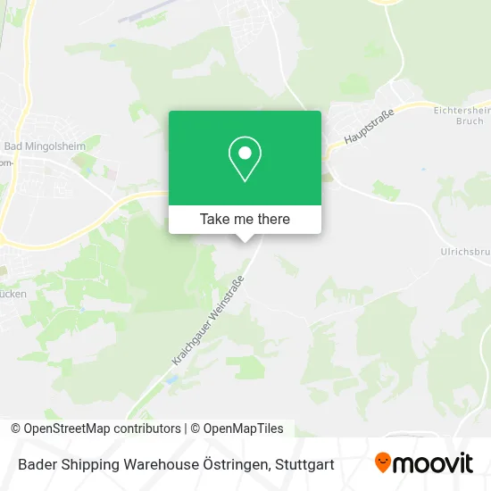 Bader Shipping Warehouse Östringen map