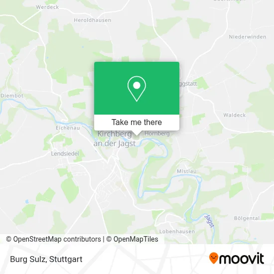 Burg Sulz map
