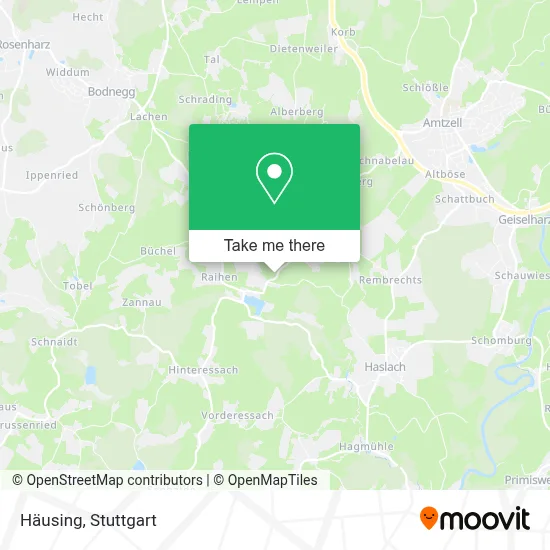 Häusing map