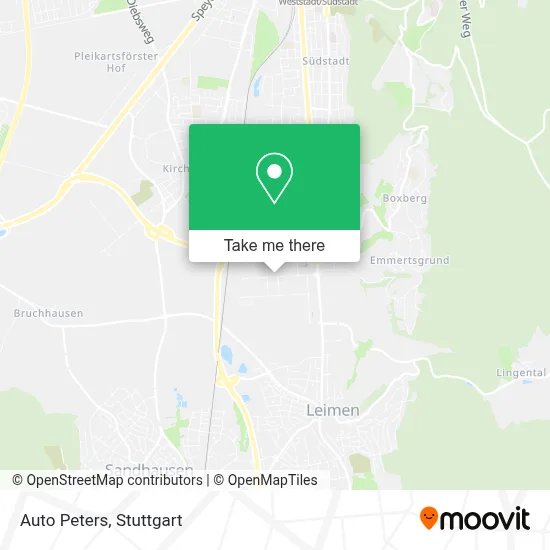 Auto Peters map