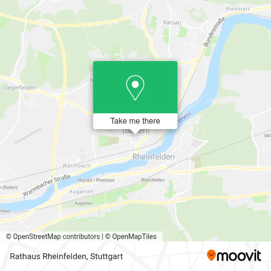 Rathaus Rheinfelden map