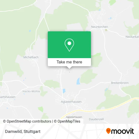 Damwild map