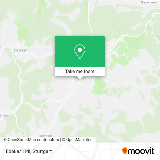 Edeka/ Lidl map