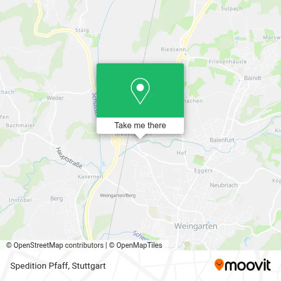 Spedition Pfaff map