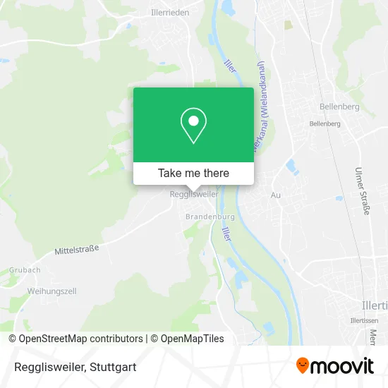 Regglisweiler map
