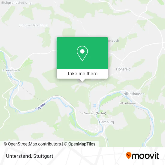 Unterstand map