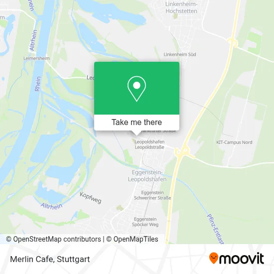 Cafe Merlin map