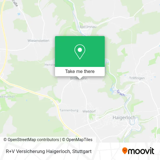 R+V Versicherung Haigerloch map