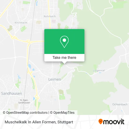 Muschelkalk In Allen Formen map