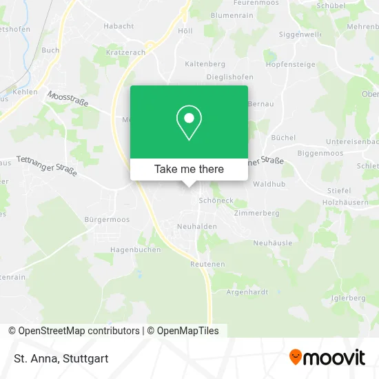 St. Anna map