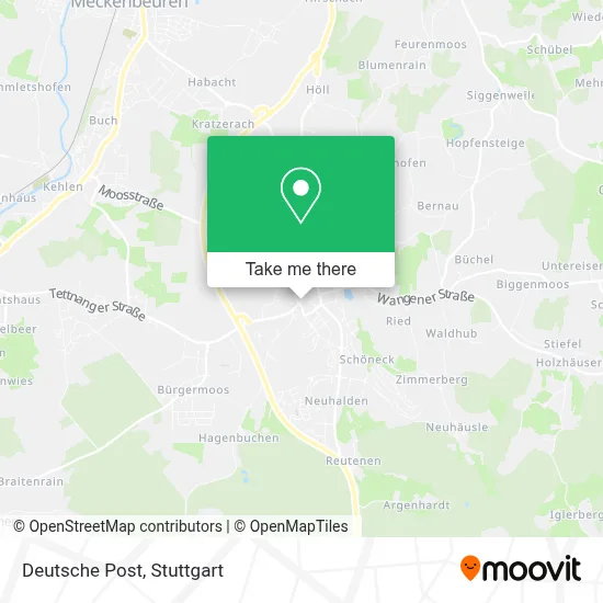 Deutsche Post map