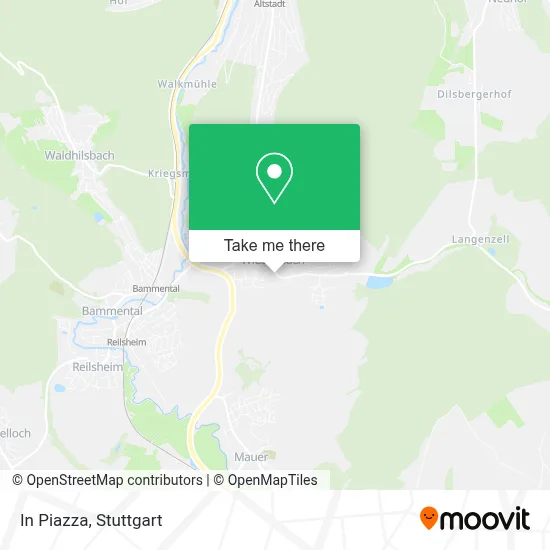 In Piazza map