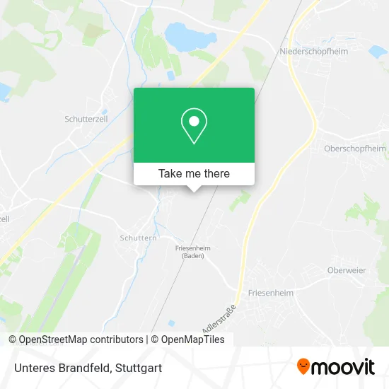 Unteres Brandfeld map