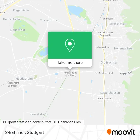 S-Bahnhof map