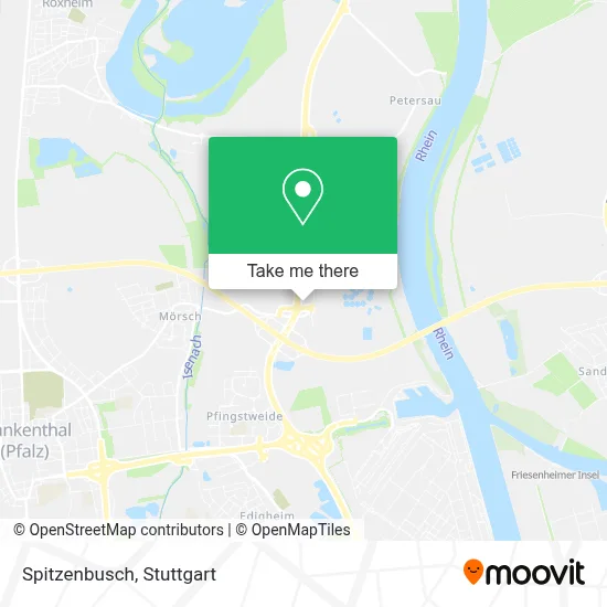 Spitzenbusch map