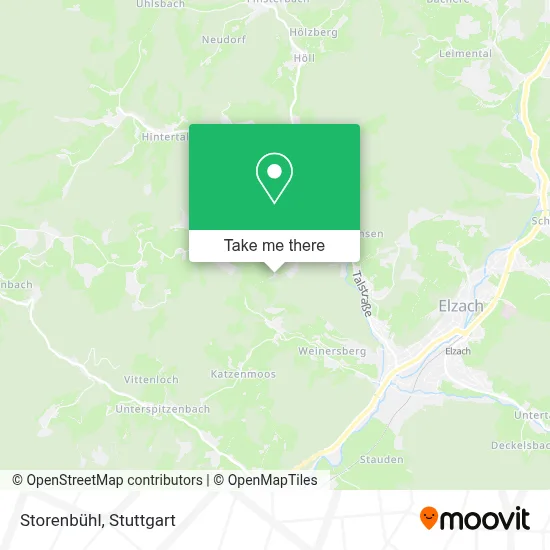 Storenbühl map