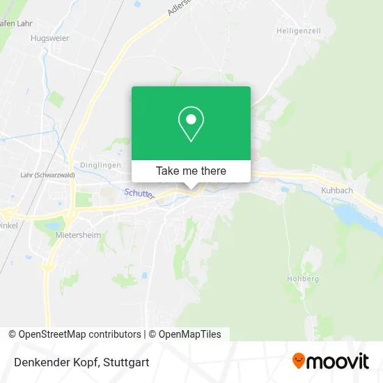 Denkender Kopf map