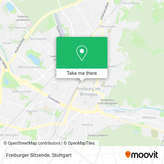 Freiburger Sitzende map
