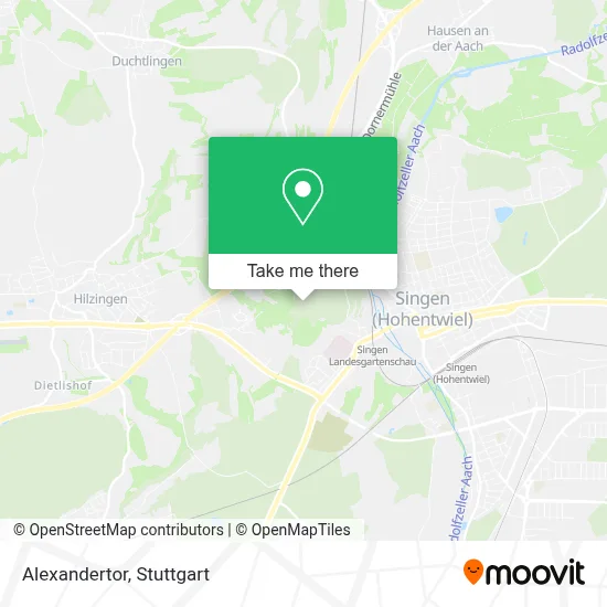 Alexandertor map