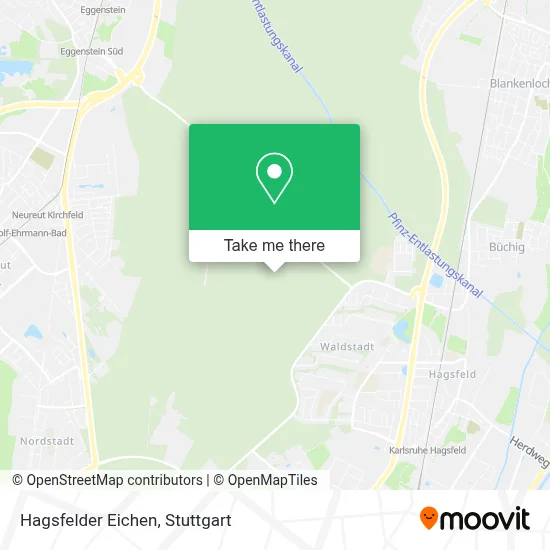 Hagsfelder Eichen map