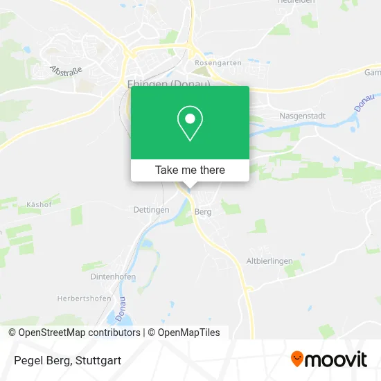 Pegel Berg map