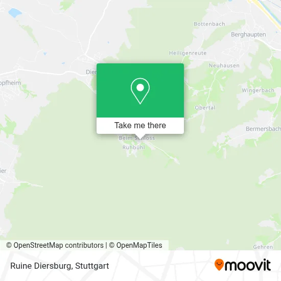 Ruine Diersburg map