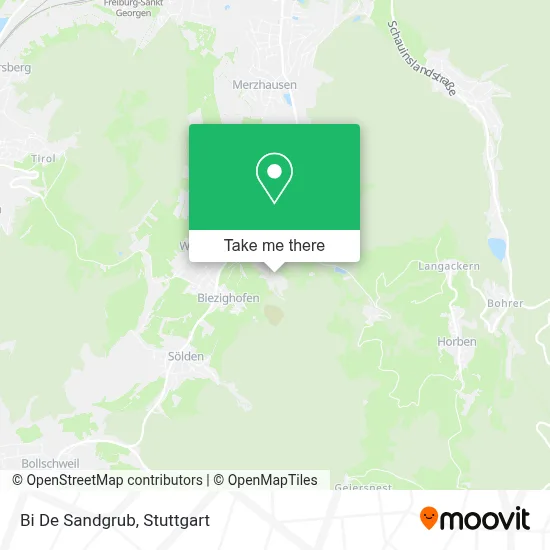 Bi De Sandgrub map