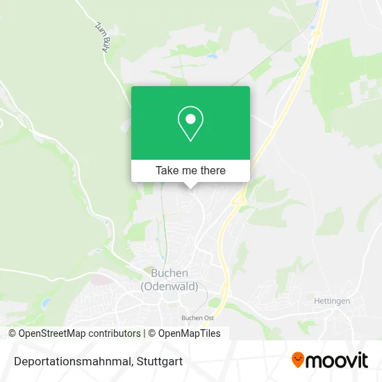 Deportationsmahnmal map