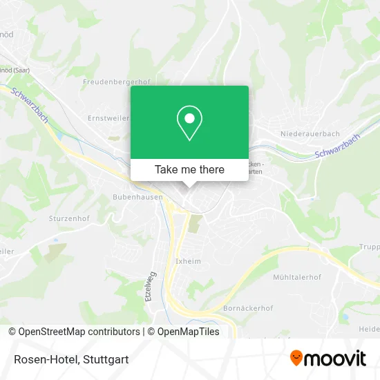 Rosen-Hotel map