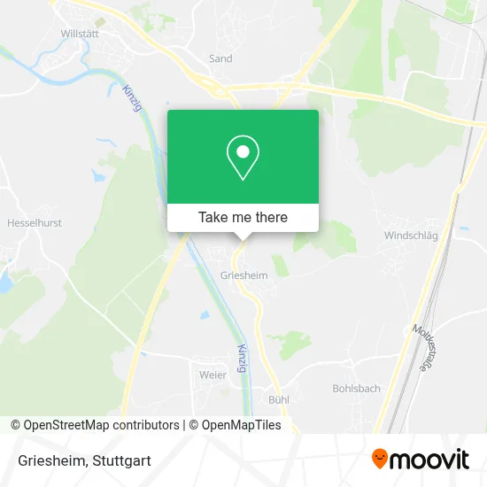 Griesheim map