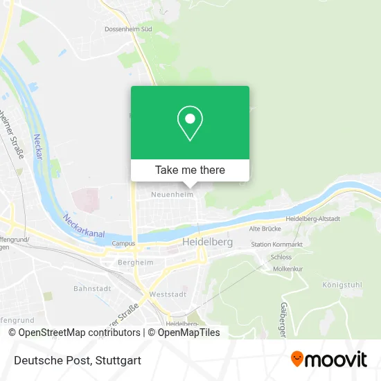 Deutsche Post map