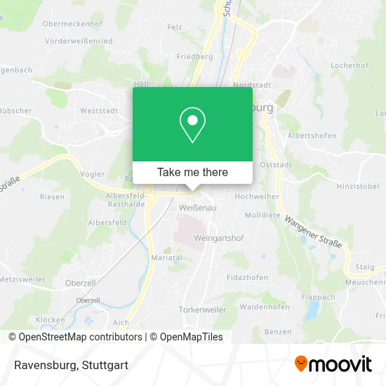 Ravensburg map