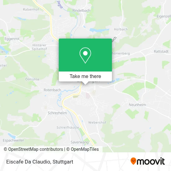 Eiscafe Da Claudio map