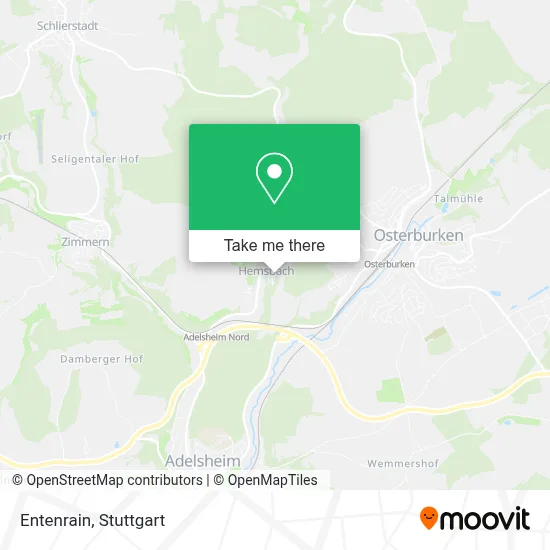 Entenrain map