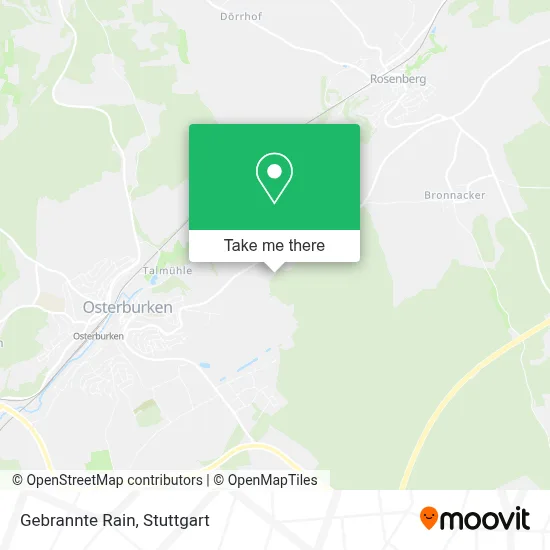 Gebrannte Rain map