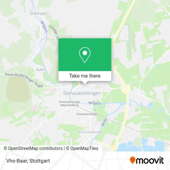 Vhs-Baar map