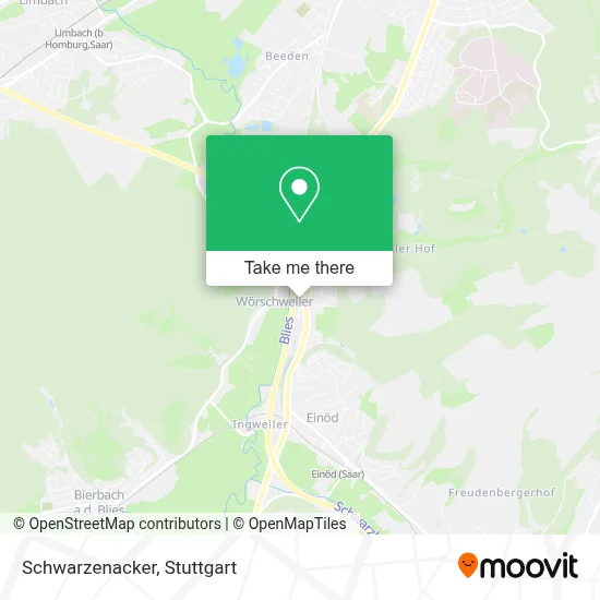 Schwarzenacker map
