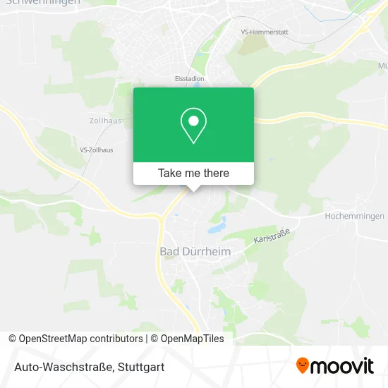Auto-Waschstraße map