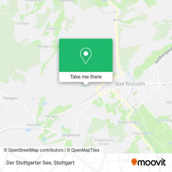 Der Stuttgarter See map