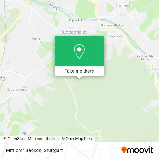 Mittlerer Backen map