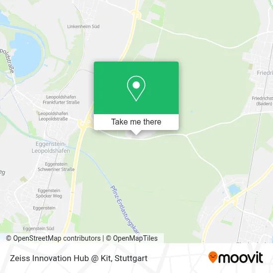 Zeiss Innovation Hub @ Kit map