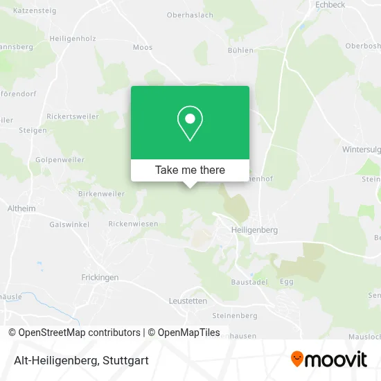 Alt-Heiligenberg map