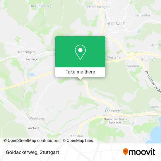 Goldackerweg map
