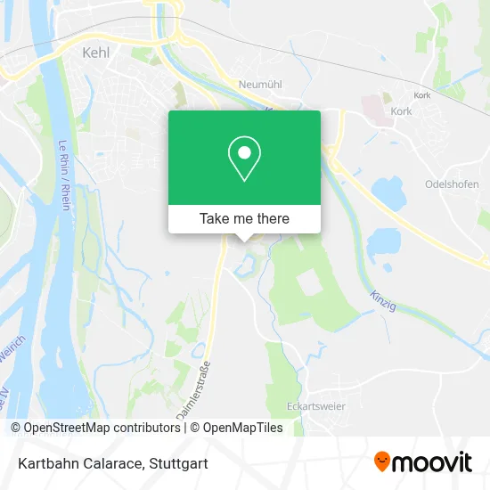Kartbahn Calarace map