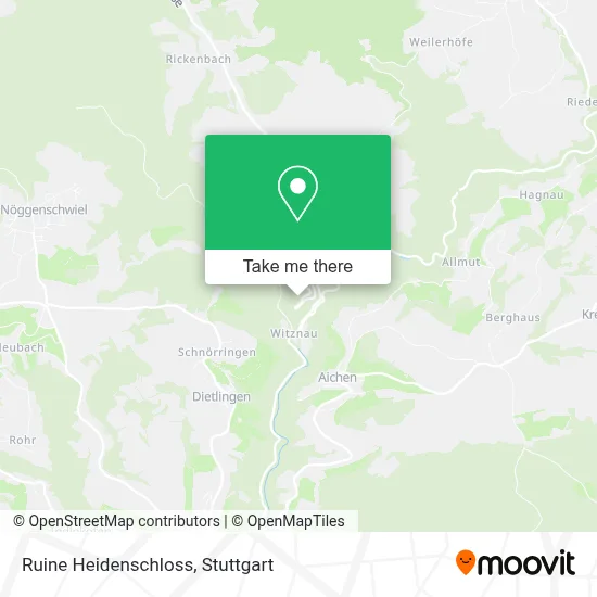 Ruine Heidenschloss map