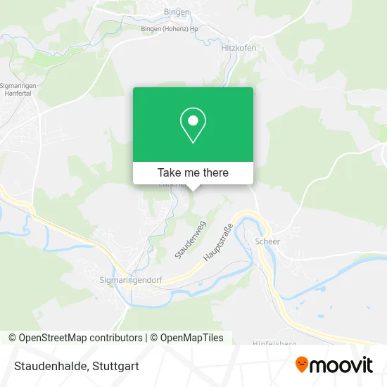 Staudenhalde map